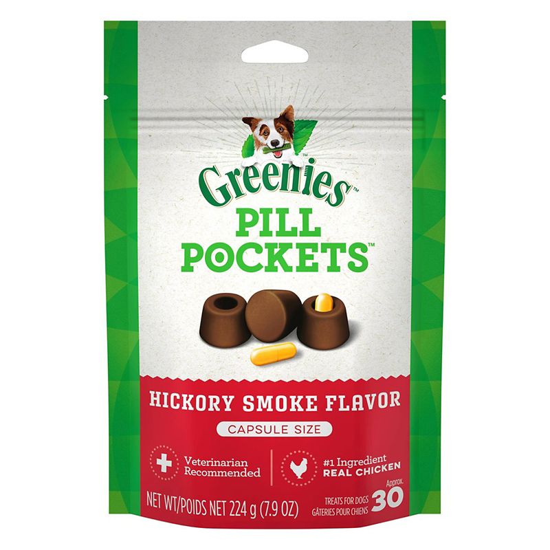 Greenies Dog Pill Pocket for Capsule Hickory Smoke