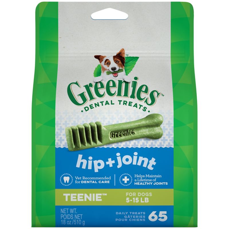 Greenies Hip and Joint Care Dog Treat Teenie 18oz