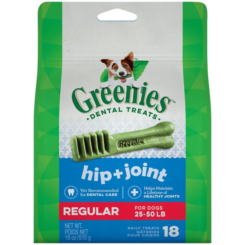 Greenies Hip and Joint Care Dog Treat Regular 18oz