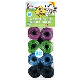 Bags on Board Bright Waste Pick-Up Refill Bags