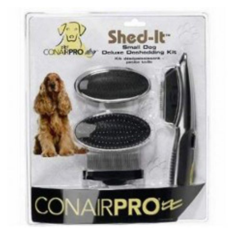 Conair Deluxe Shed-It Dog Grooming Kit Small