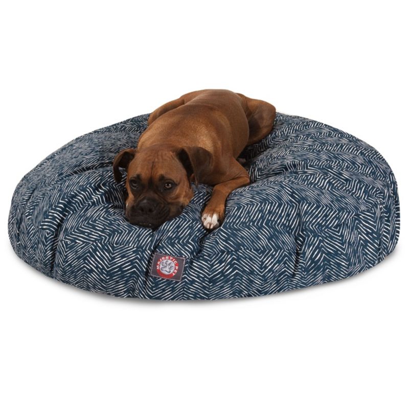 pet outdoor navy navajo bed