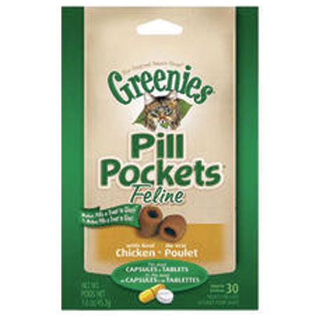 Greenies Cat Pill Pockets  1.6oz Chicken