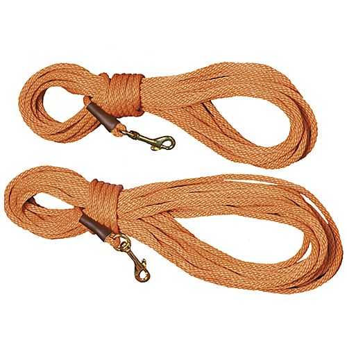 Mendota Trainer Dog Check Cord 50ft x 3/8in Orange