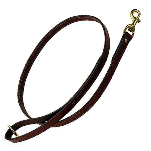 Mendota Leather Snap Dog Lead 4ft x 3/4in