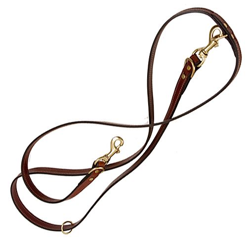 Mendota Leather Jaeger Dog Lead 8ft x 3/4in