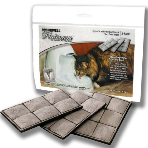 Drinkwell Pet Water Fountain Premium Filters 3-pk