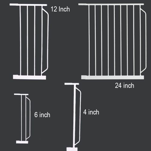 Extra Wide Gate Extension 4Inch