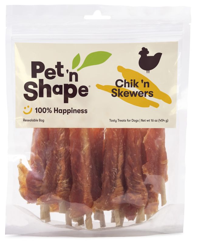 Pet n Shape Chik n Skewers Dog Treat 16oz