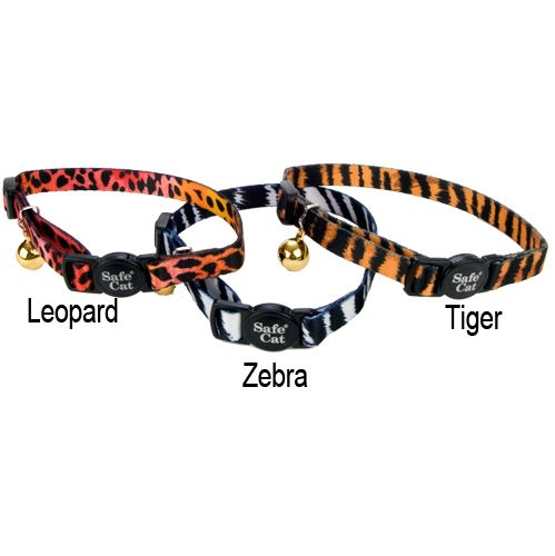 Safe Cat Breakaway Collar Red Leopard