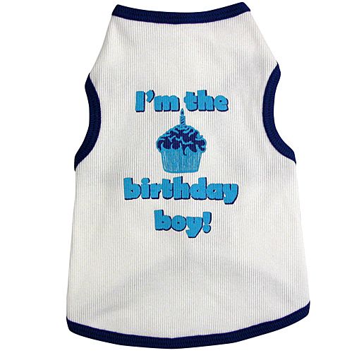 Birthday Boy Dog Tank Top Small