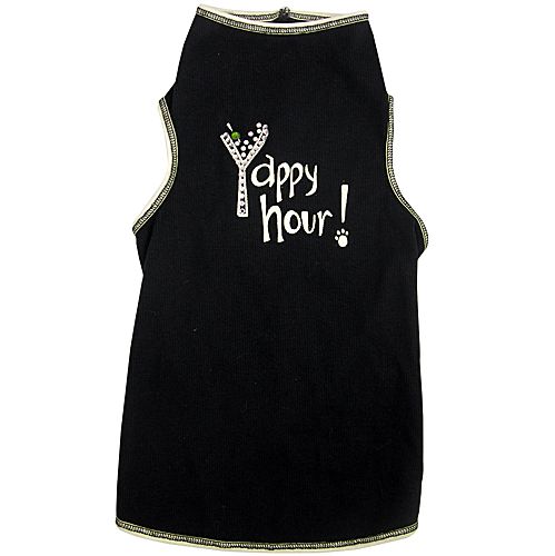 Yappy Hour Dog Tank Top Medium