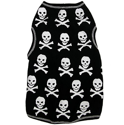 Skull Print Dog Tank Top XSmall