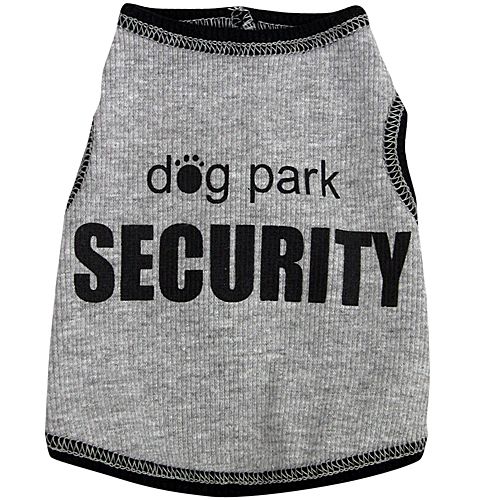 Dog Park Security Dog Tank Top Large