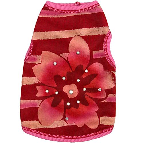 Hibiscus Dog Tank Top XSmall