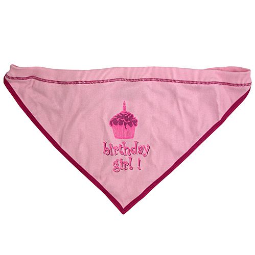 Birthday Girl Dog Scarf Small