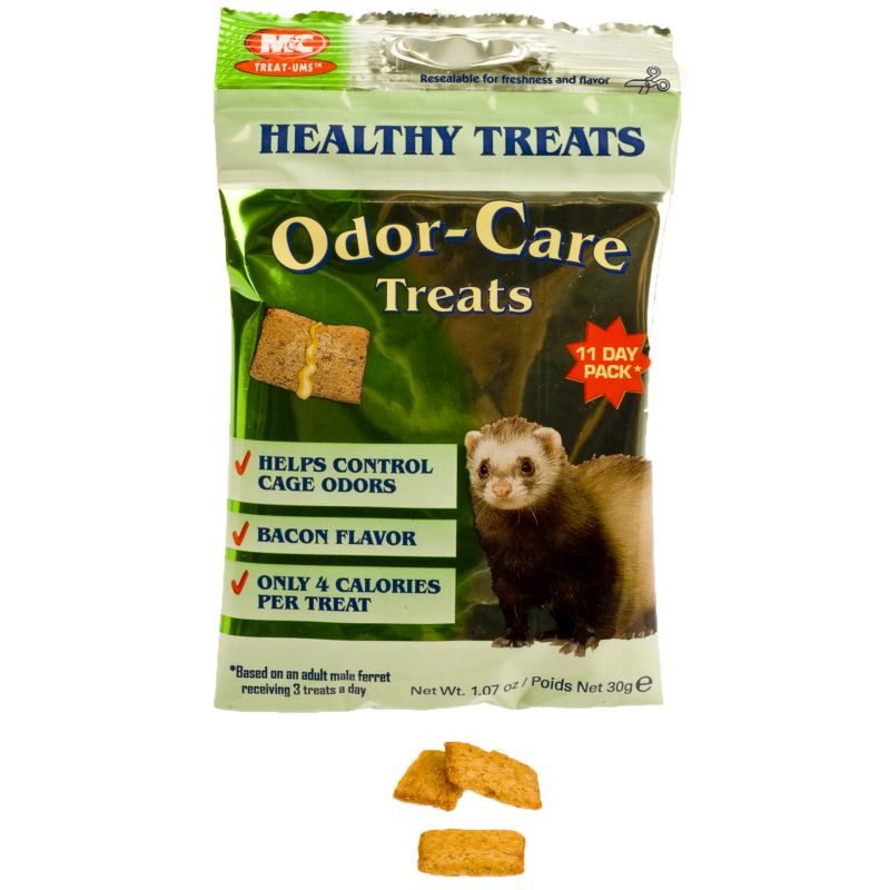 M & C Odor-Care Treat-Ums For Ferrets Bacon-2 Pack