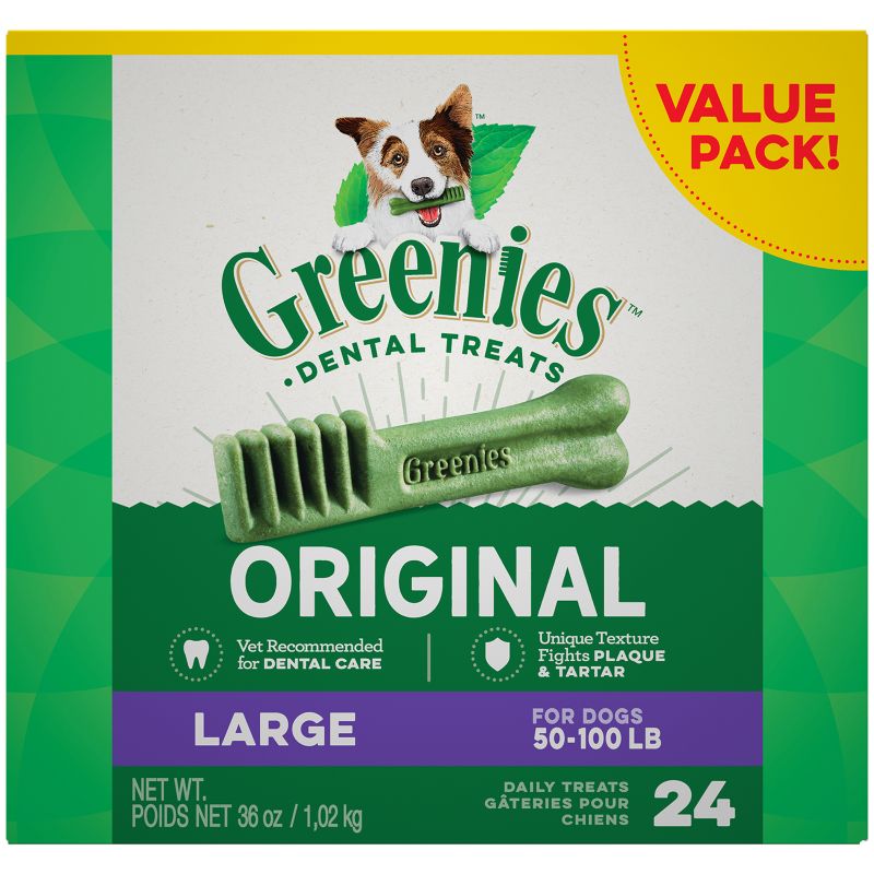 Greenies Dog Dental Chew Treats Large 12oz 8ct