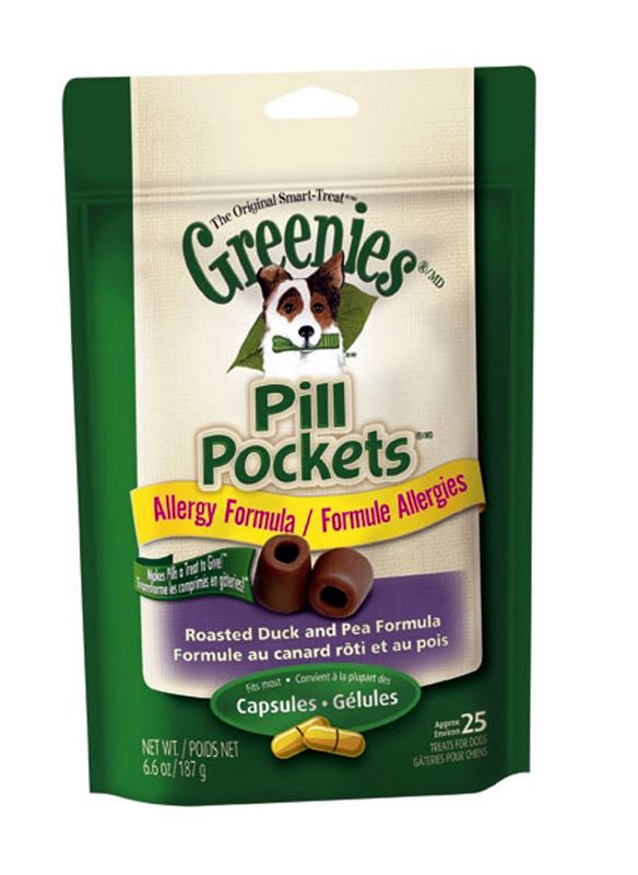 Greenies Dog Pill Pockets Allergy Formula Capsules