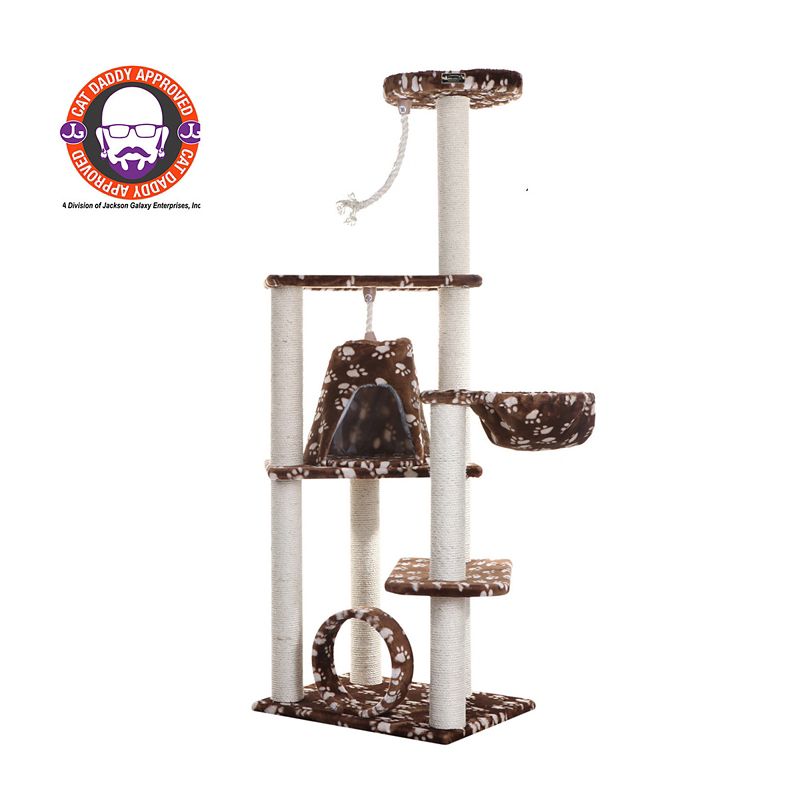 66 Inch Cat Paw Print Jungle Gym