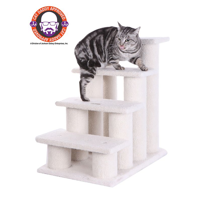 4 Step Fleece Pet Steps