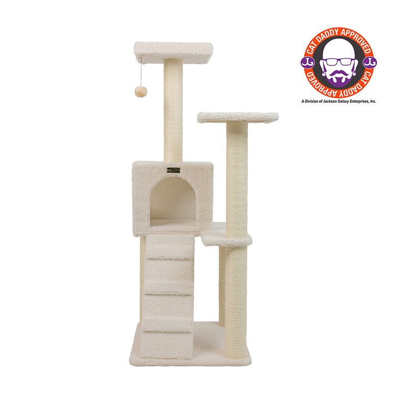 53 Inch Cat Tree House with Sisal