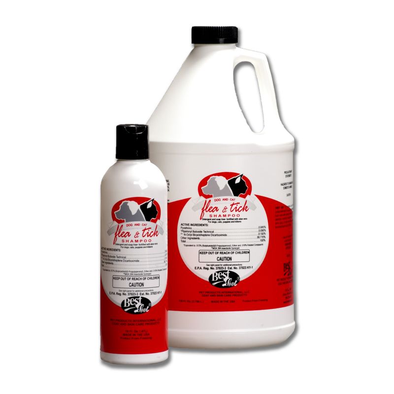 Best Shot Flea and Tick Pet Shampoo Gallon