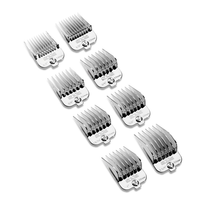 Andis 8 Piece Chrome Magnetic Grooming Combs Best Price