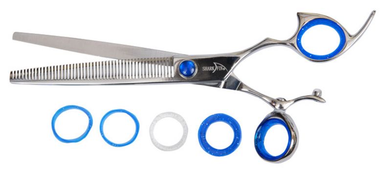 Shark Fin Silver Line 50 Tooth Thinning Shears