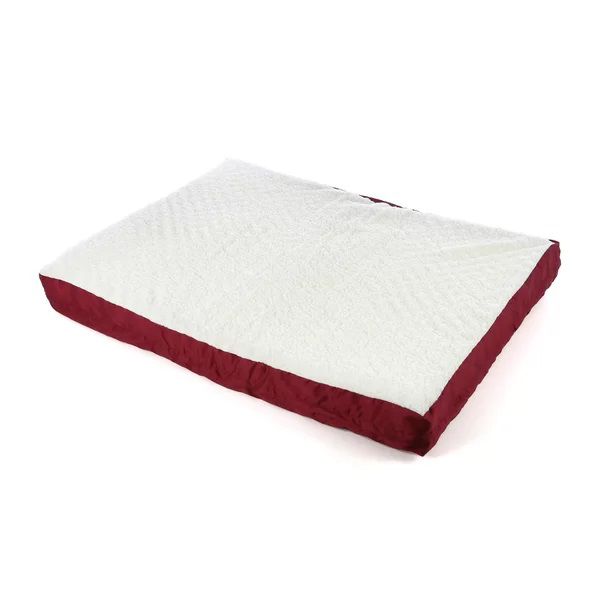 Quiet Time Double Thick Ortho Dog Bed 30X40 Burgun