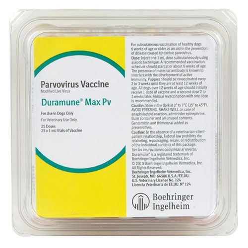 Duramune Max PV Dog Vaccine