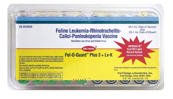 Fel-O-Guard Plus 3 LVK Cat Vaccine