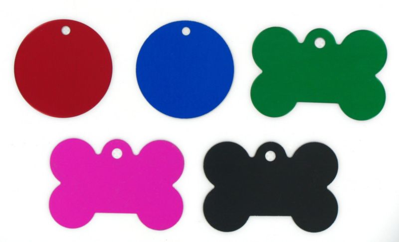 Aluminum Pet ID Tag for Large Pets