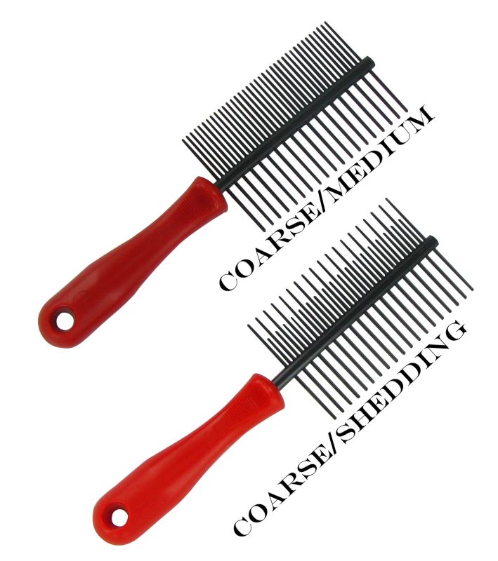 Two-Sided Anti Static Dog Comb