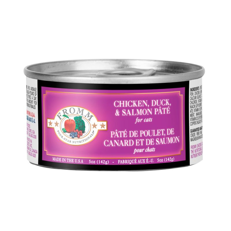 Four Star Chicken/Duck/Salmon Can Cat Food Case