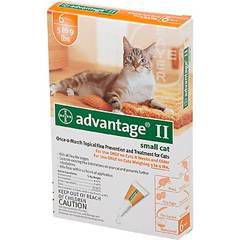 Advantage II for Cats 4 Month Supply 5-9lbs