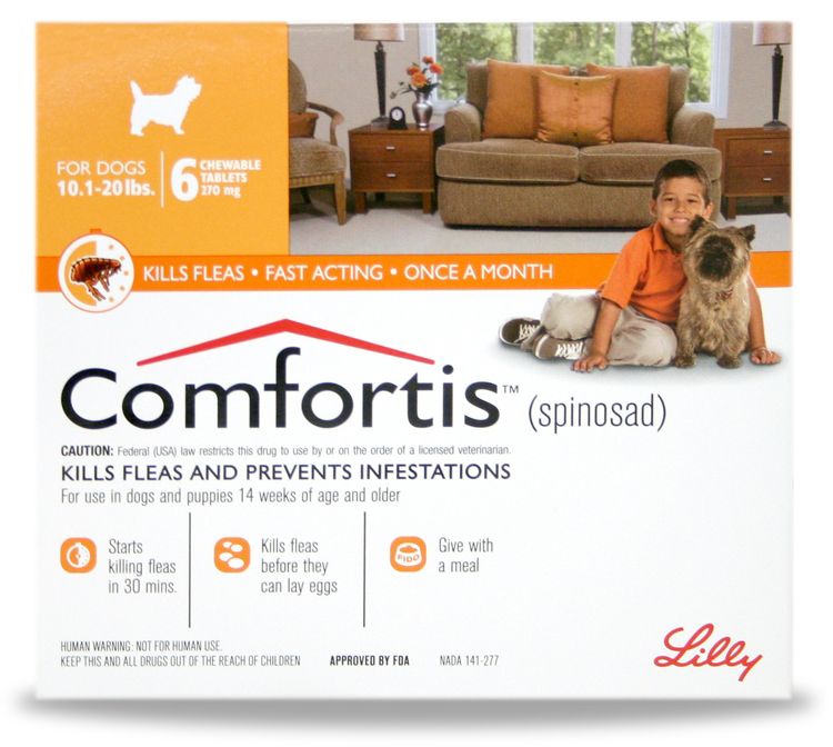 Comfortis Chewable Tablet 6 Month Supply 5-10lbs