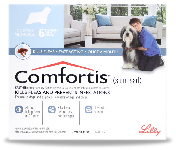 Comfortis Chewable Tablet 6 Month Supply 41-60lbs