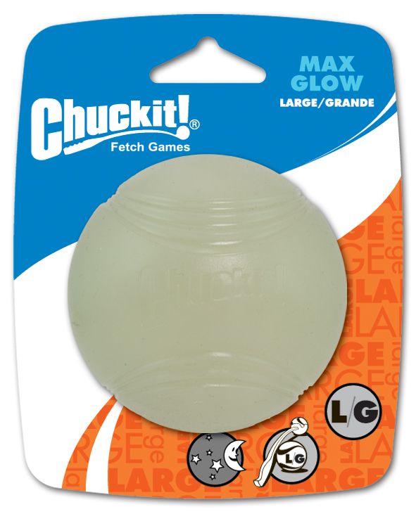 ChuckIt Max Glow Ball Dog Toy