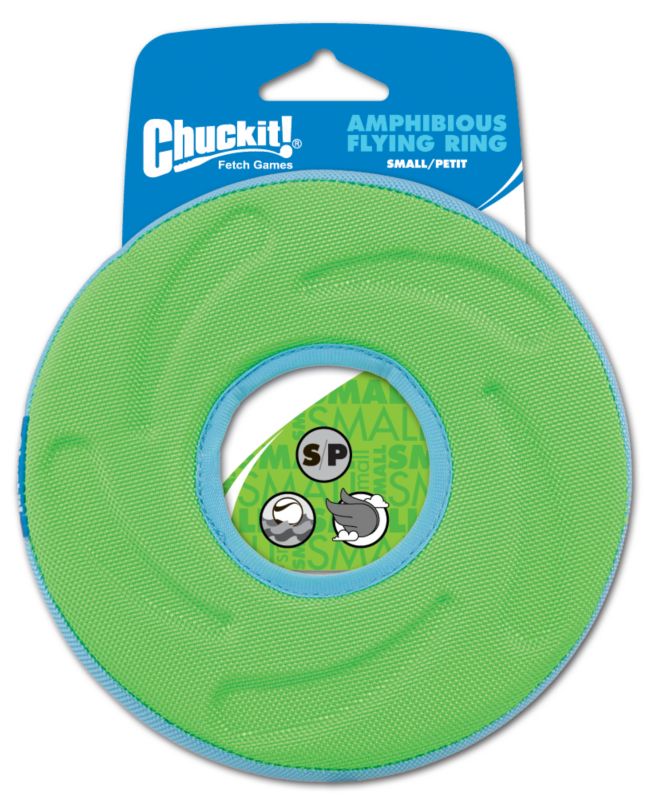 ChuckIt Amphibious Flying Ring Dog Toy