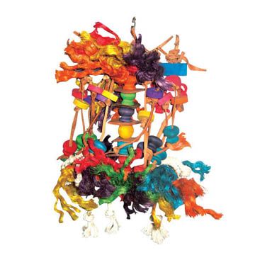 Happy Beaks Small Squid Bird Toy