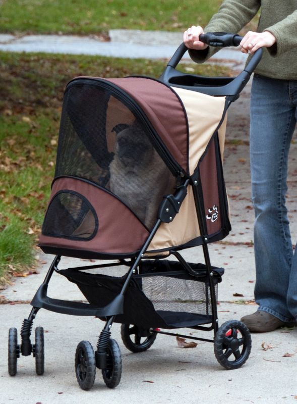 Happy Trails Pet Stroller Cobalt Blue