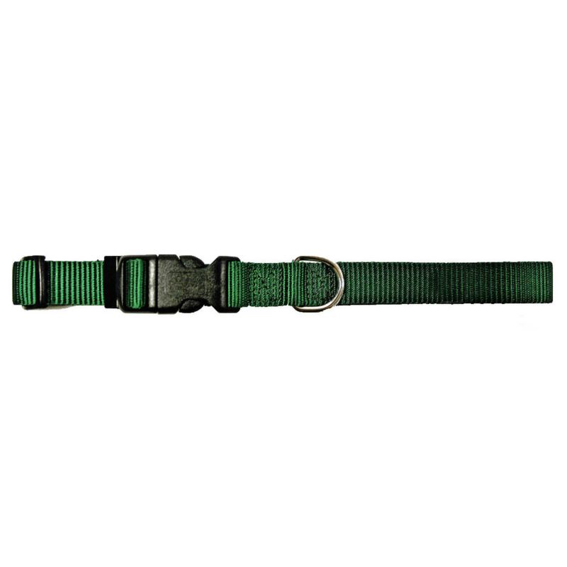 Kwik Klip Adjustable Dog Collar Large Green