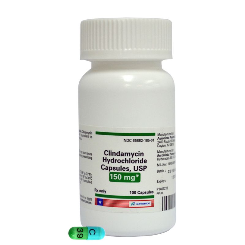 Clindamycin Capsules Clindamycin is an broad-spectrum antibiotic that works quickly to treat the source of the infection. Clindamycin works in bacterial skin infections as well as dental and deep-wound infections and inflammation of the bone marrow and adjacent bone. It may also be used to treat protozoal infections including toxoplasmosis. Benefits: Clindamycin is used to treat bacterial skin infections, deep wounds, abscesses, and osteomyelitis. For use: Dogs & cats Active ingredient(s): clindamycin Cautions: This medication does not have an FDA approved indication for use in animals, but it is a common and acceptable practice for veterinarians to prescribe this human medication for use in animals. Make sure to tell your veterinarian what other medication or supplements you are giving your pet. Quite often your veterinarian may prescribe two different medications, and a drug interaction may be anticipated. In this case, your veterinarian may vary the dose and/or monitor your pet mor
