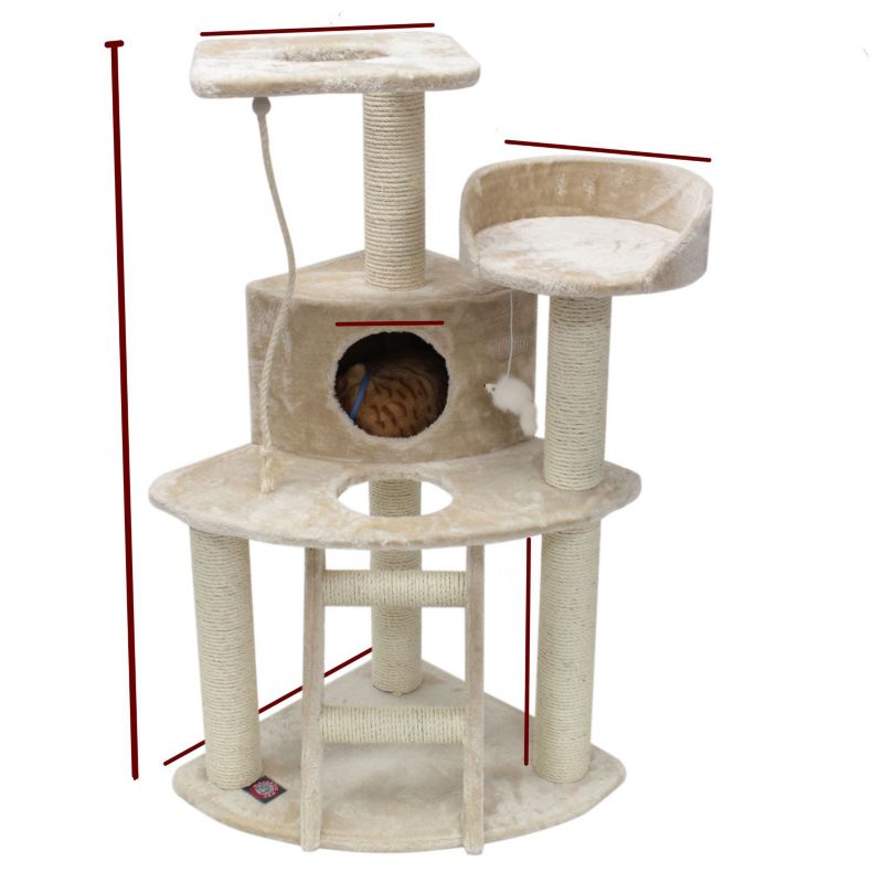 Majestic 48 Inch Casita Cat Furniture Tree