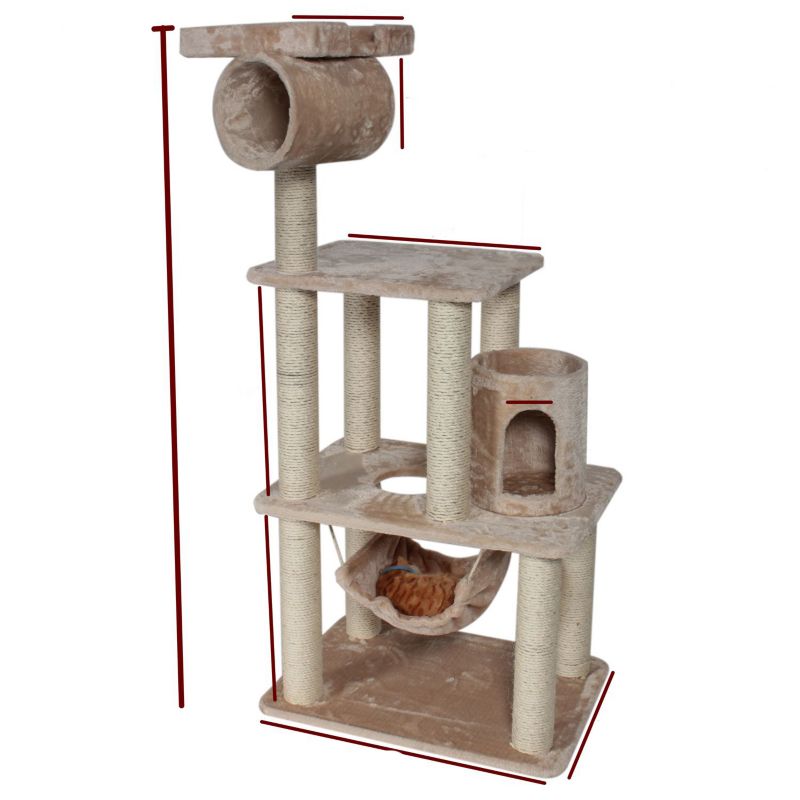 Majestic 62 Inch Casita Cat Furniture Tree