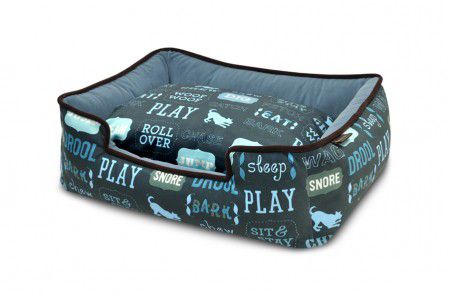 PLAY Dogs Life Dark Blue Lounge Dog Bed