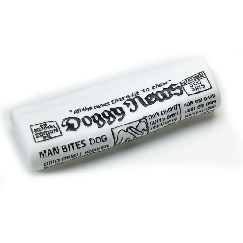 Spot Vinyl Newspaper with Squeaker Dog Toy