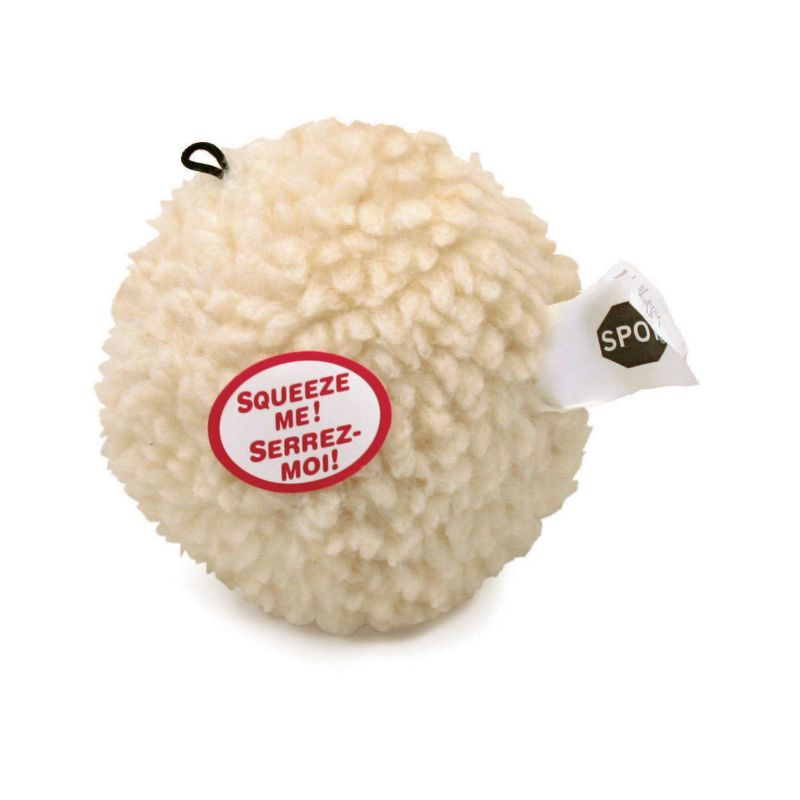 Spot Fleece 4 inch Ball Dog Toy