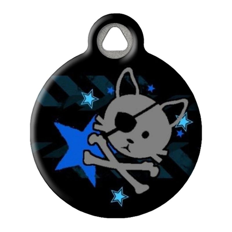 Pirate Kitty Cat ID Tag
